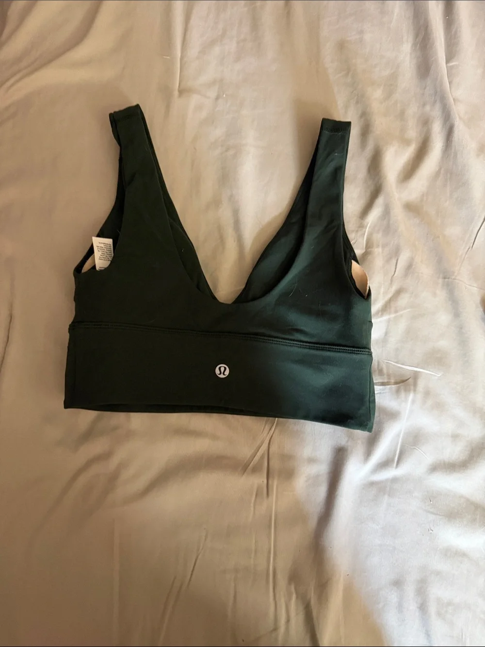 lululemon athletica Align V-Neck Bra — Legacy Green